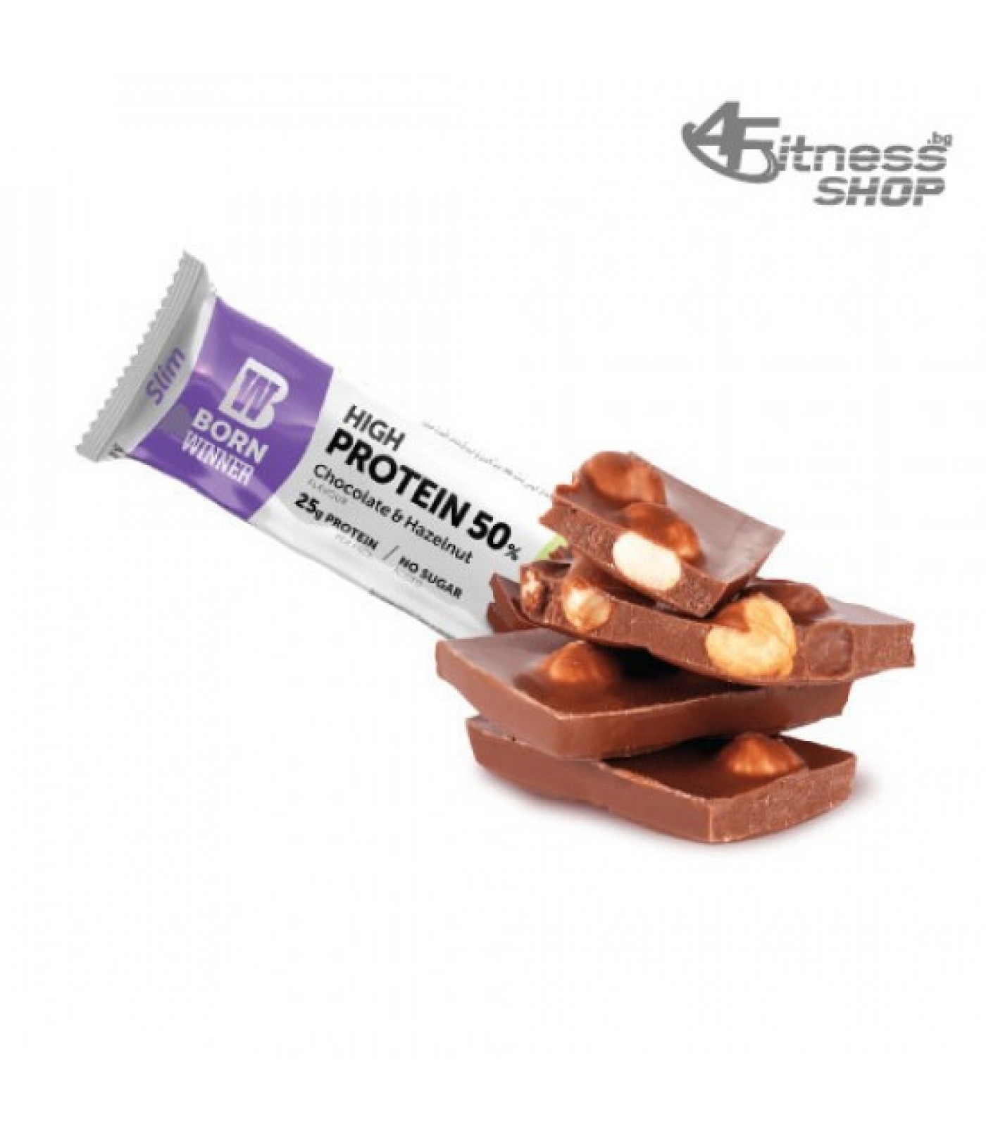 Born Winner High Protein 50 % Chocolate & Hazelnut 50 гр